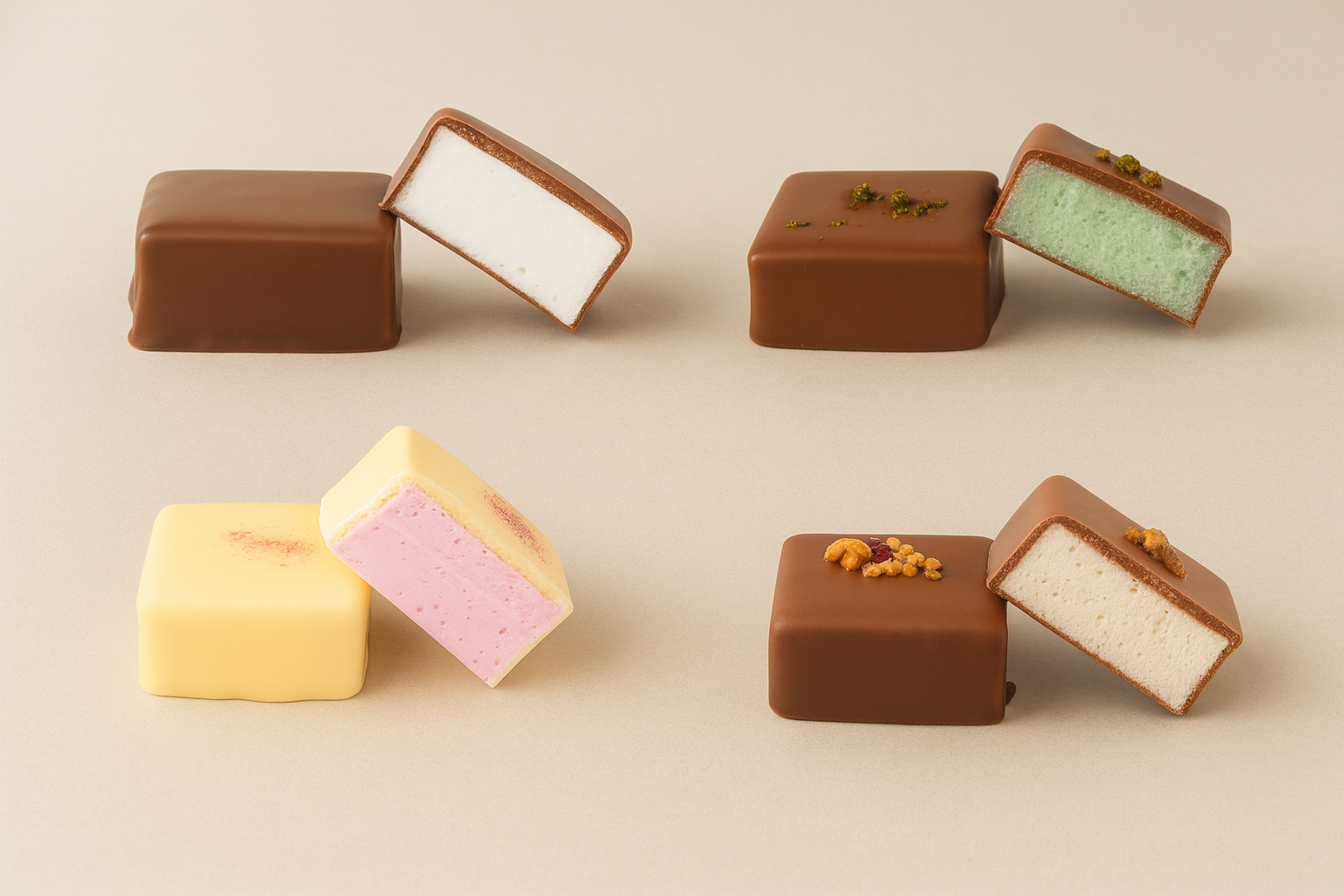 Milk & White Delight – 4-Piece Tasting Box