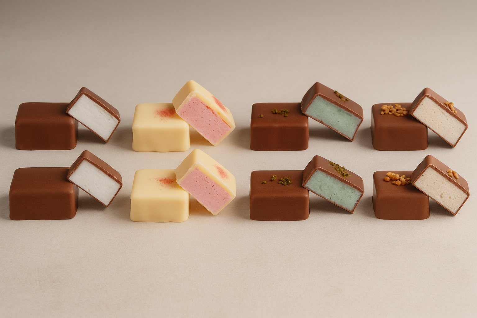 Milk & White Delight - 8-Piece Tasting Box