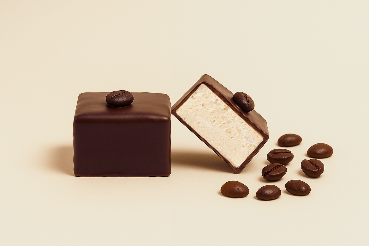 Coffee Bean & Dark Chocolate Marshmallow